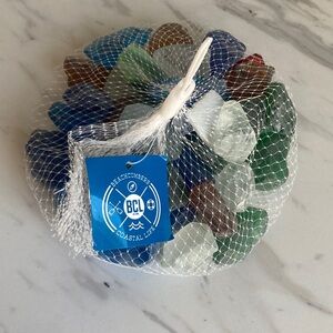Beachcombers Coastal Life Multicolor Sea Glass Decor